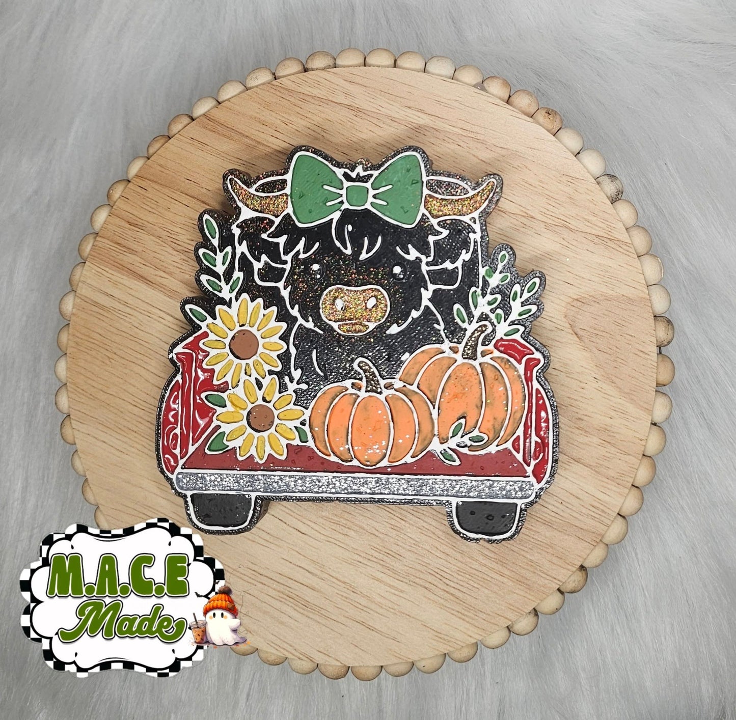 Highland cow fall harvest freshie