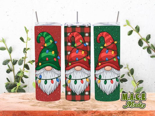 Festive gnome tumbler