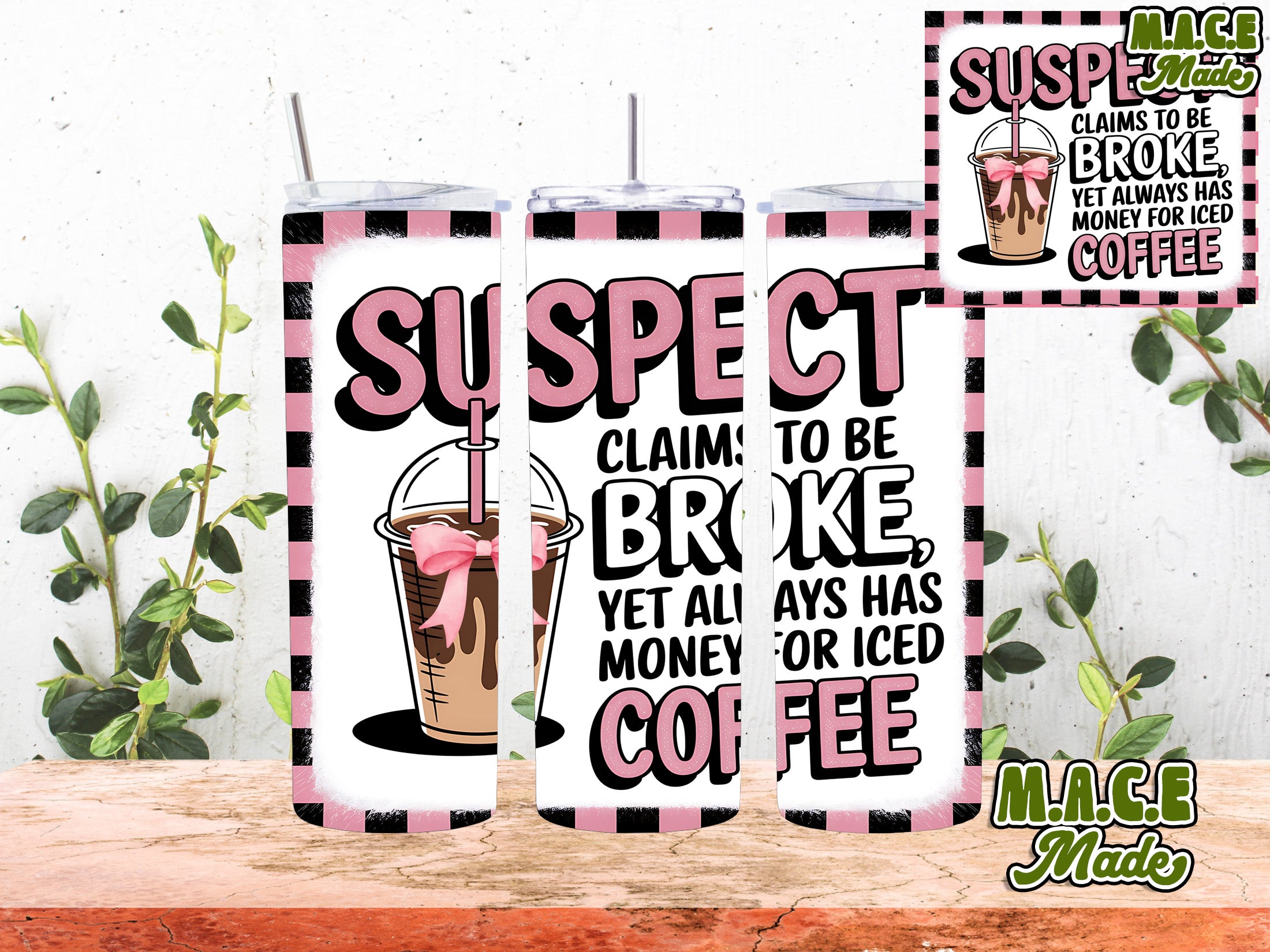 Suspect claims to be broke tumbler