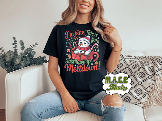 Just having a meltdown t-shirt