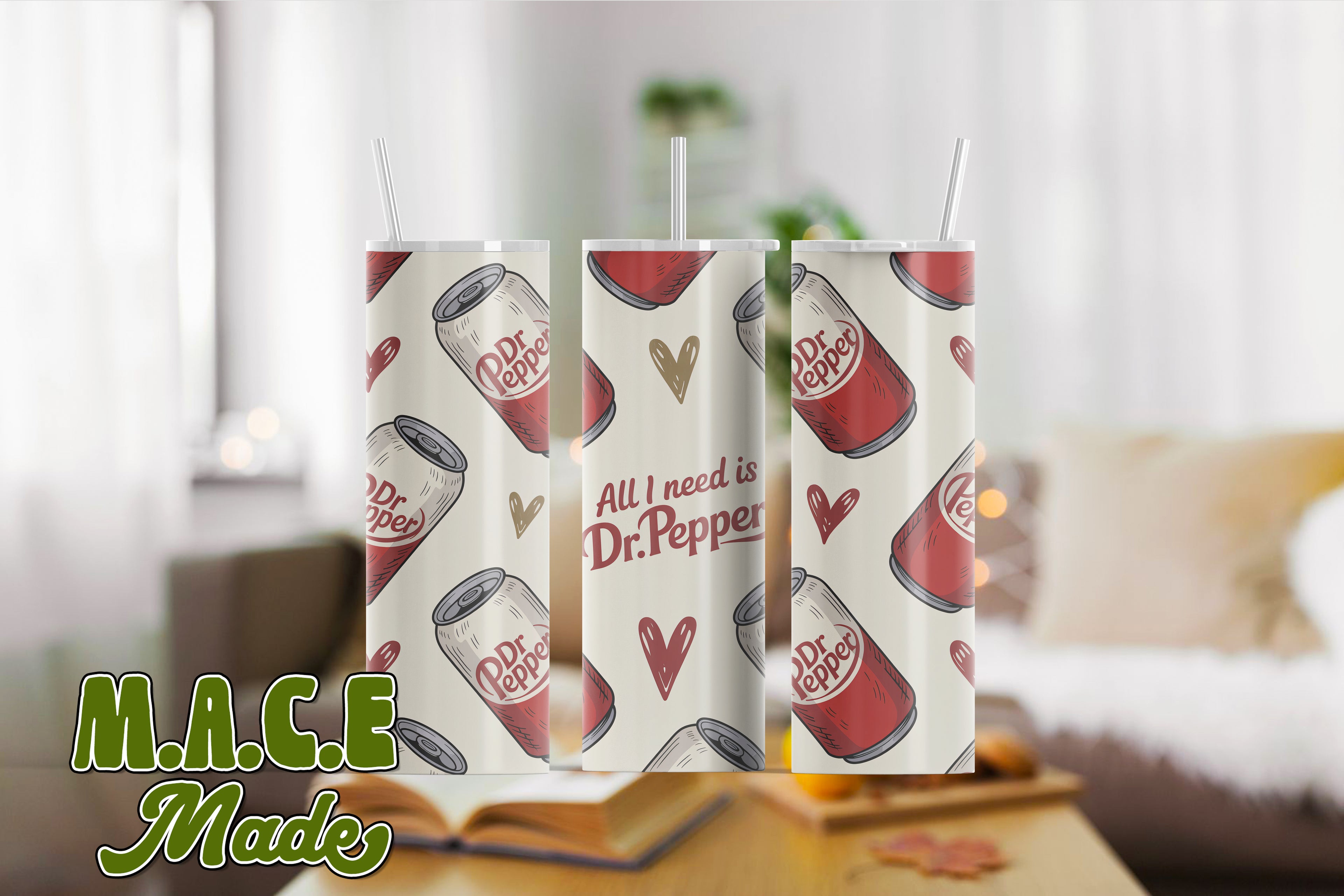 Dr Pepper tumbler
