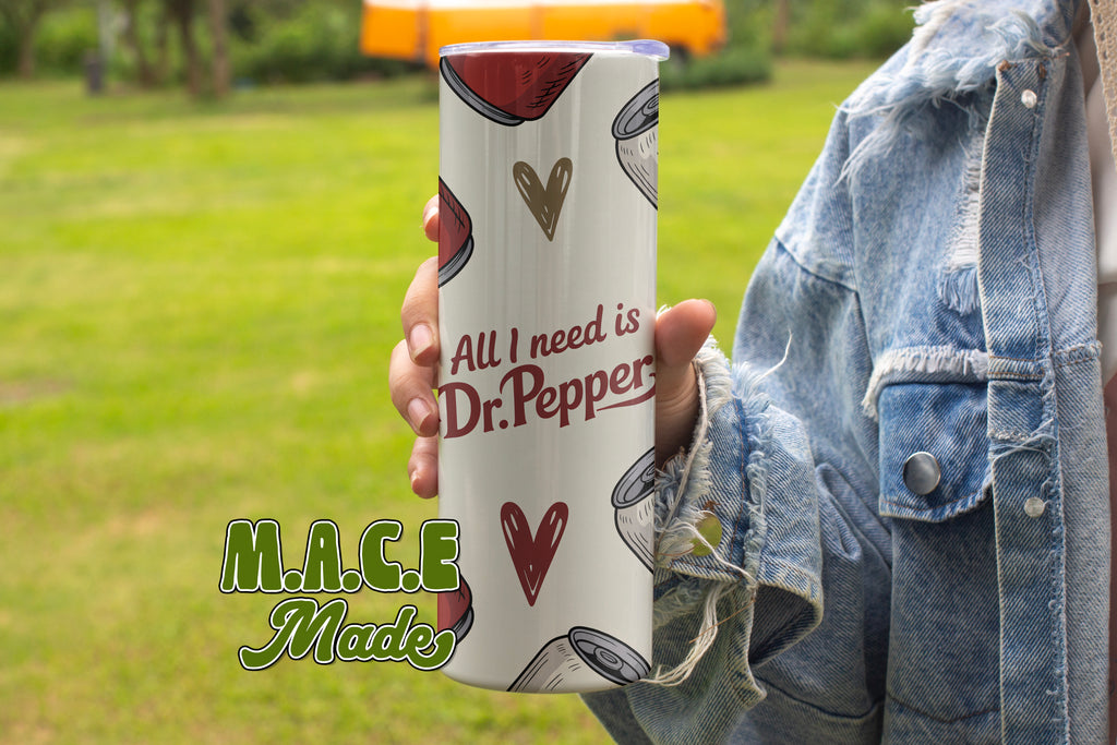 Dr Pepper tumbler