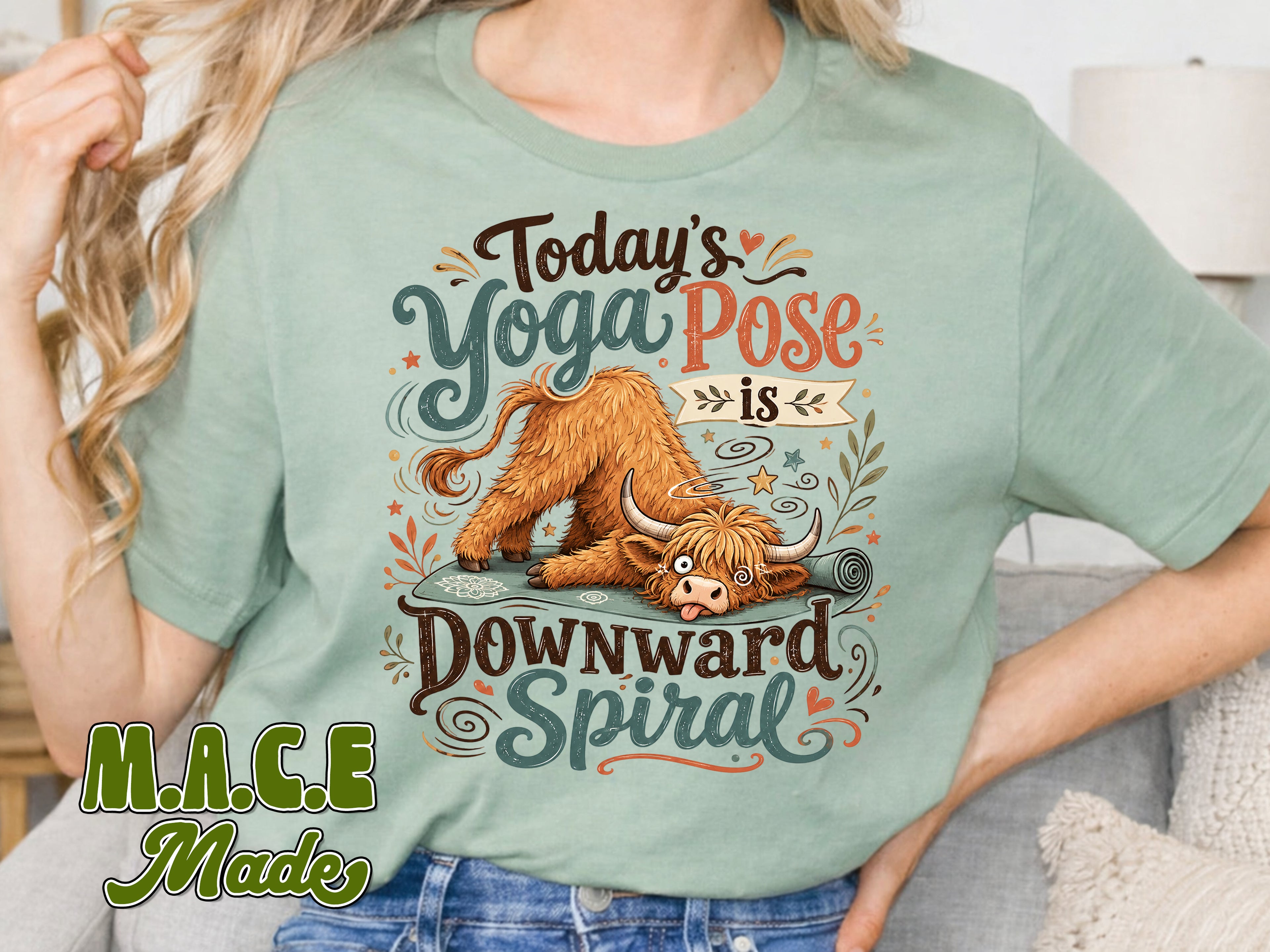 Today's Yoga Pose Is Downward Spiral