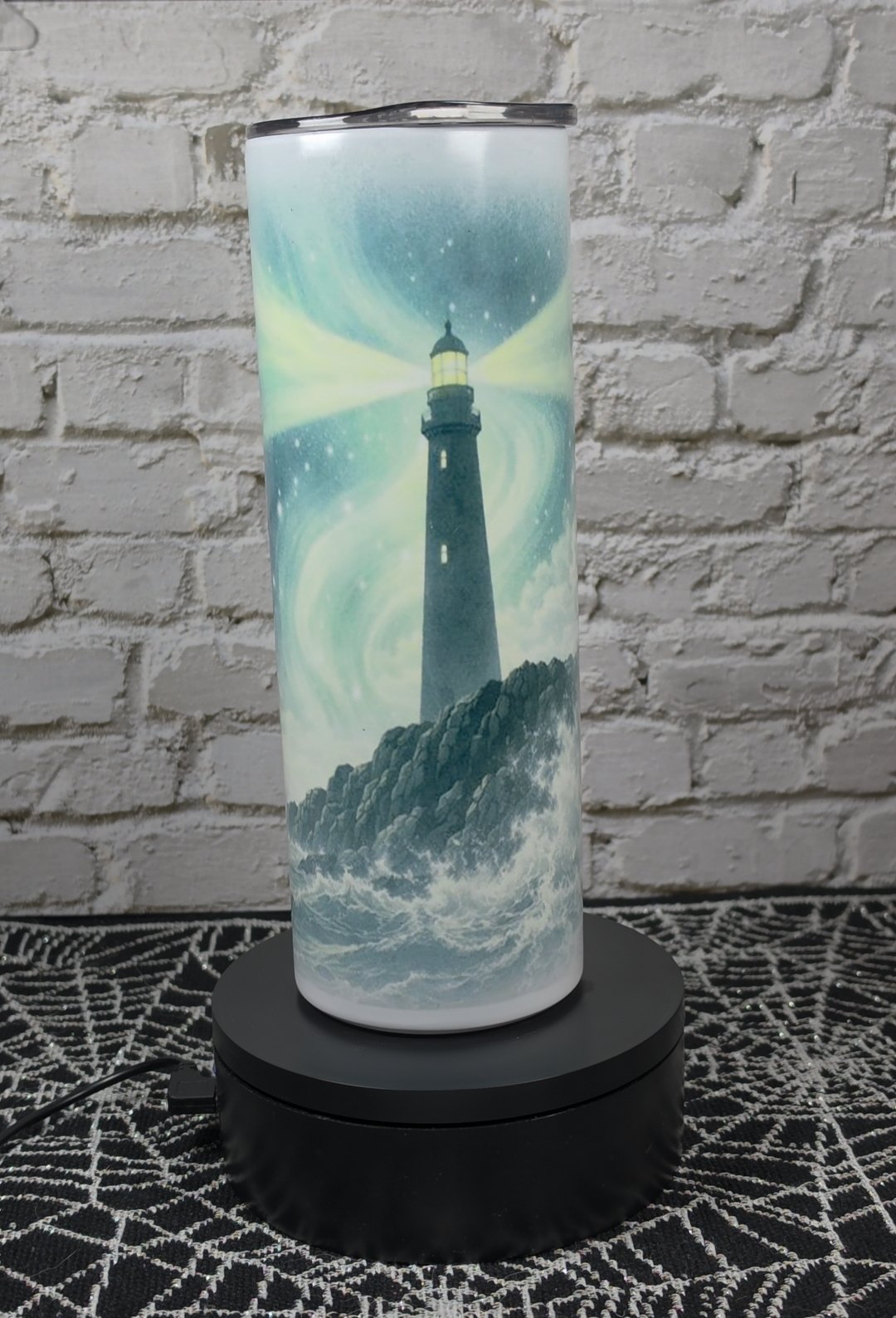 Glow-in-the-Dark Lighthouse Tumbler – 20oz