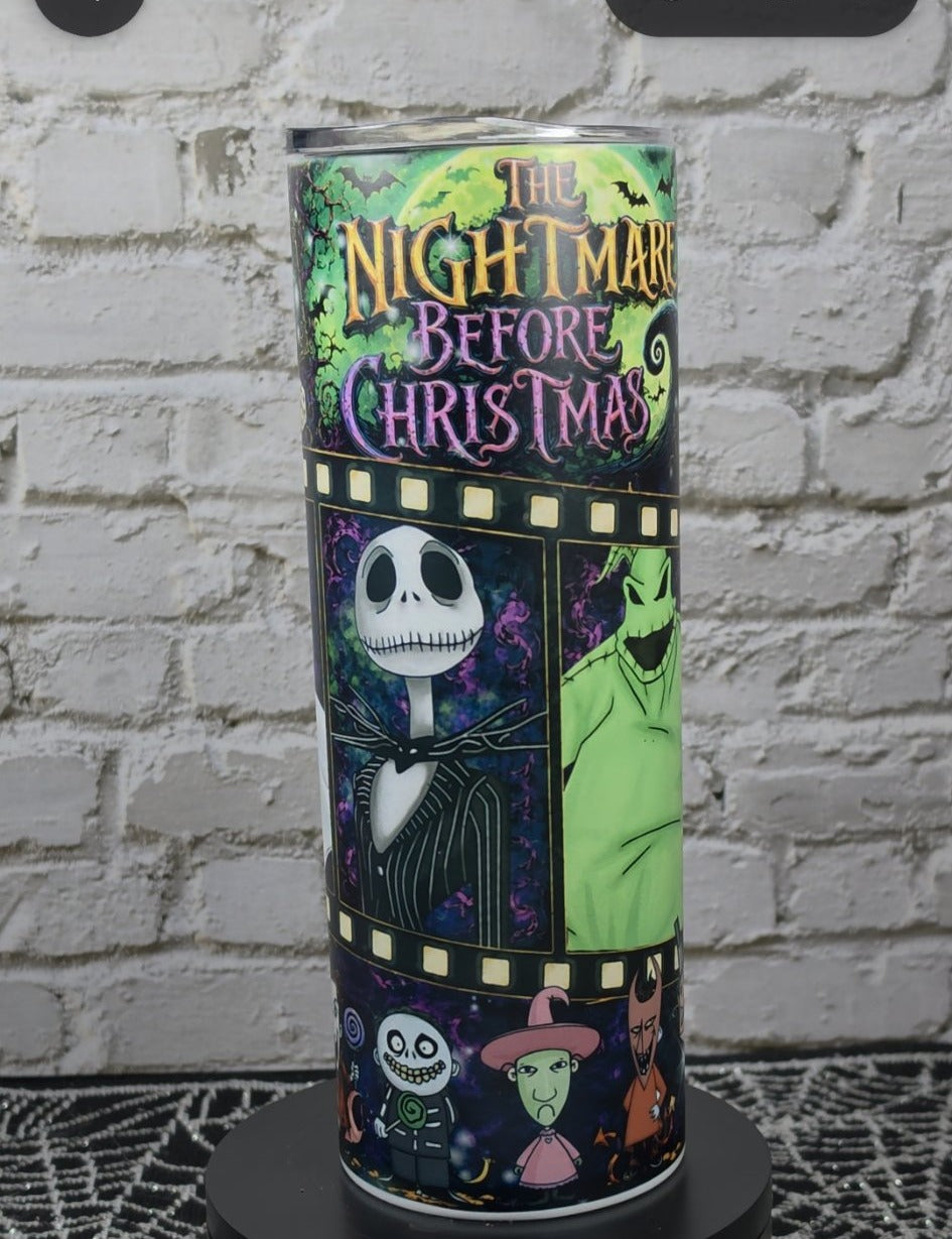Nightmare Before Christmas Film Strip Tumbler – 20oz