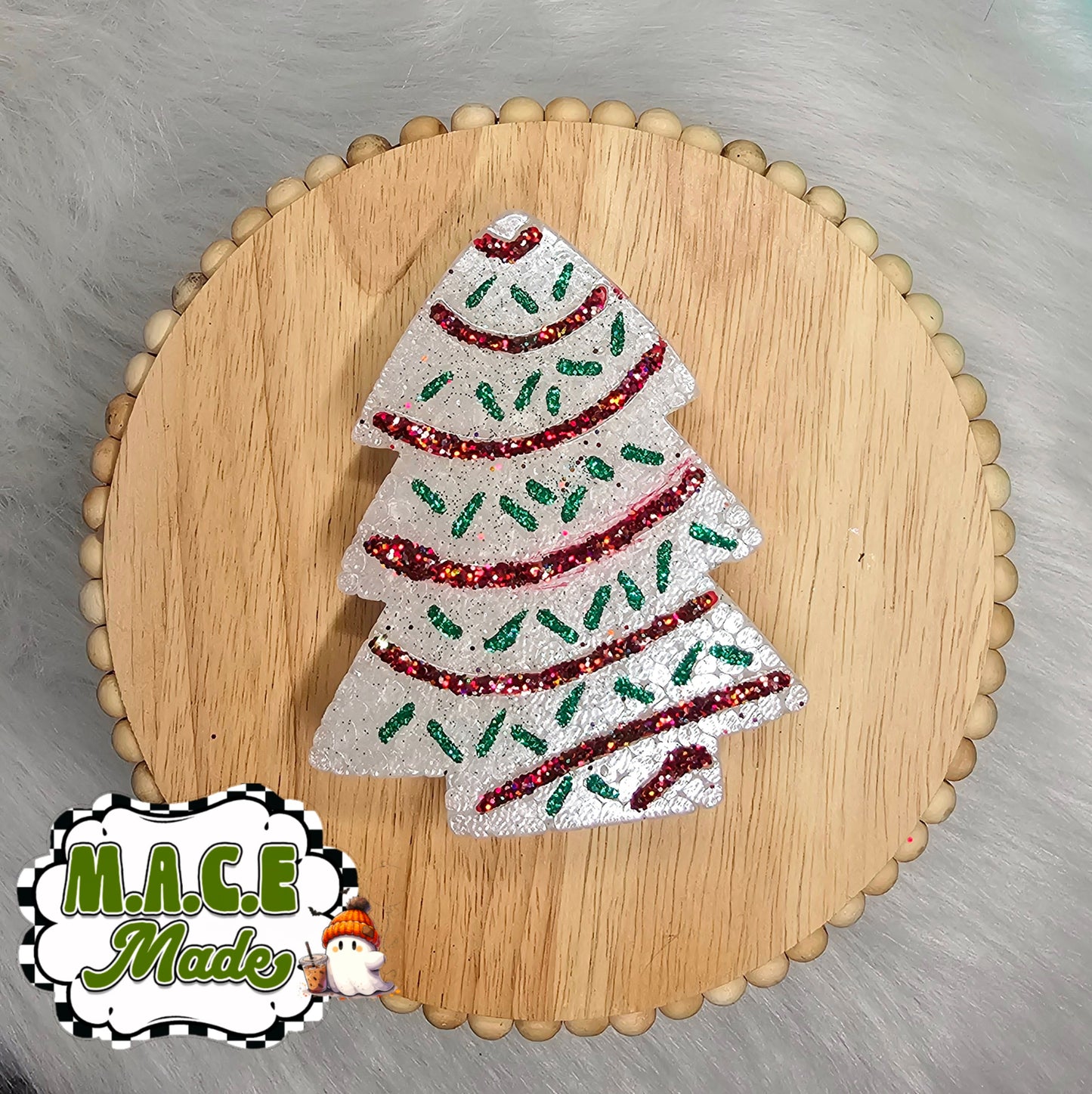 Christmas tree cake freshie