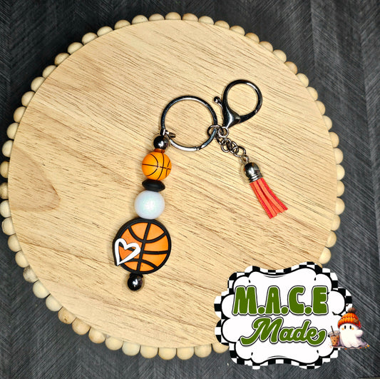 Basket ball keychain