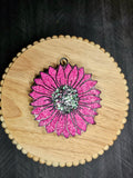 Pink breast cancer awareness sunflower freshie
