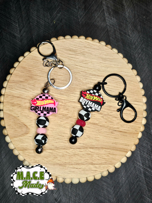 Hot mess mama keychain
