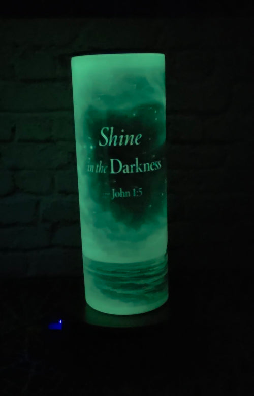 "Shine in the Darkness" Faith Tumbler – 20oz