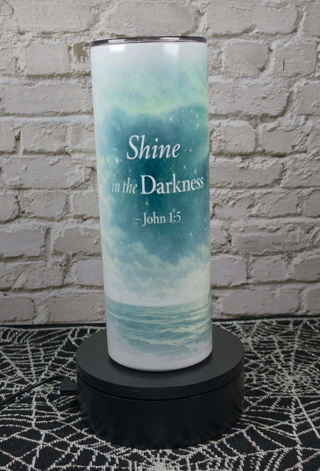 "Shine in the Darkness" Faith Tumbler – 20oz