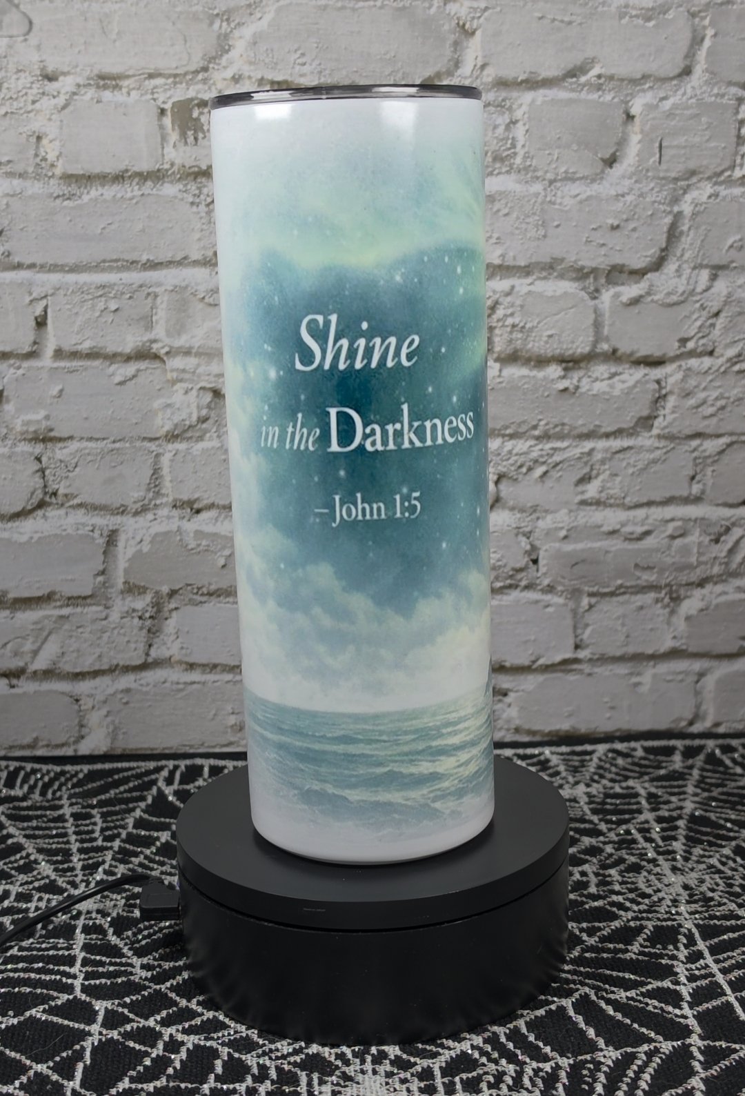 "Shine in the Darkness" Faith Tumbler – 20oz