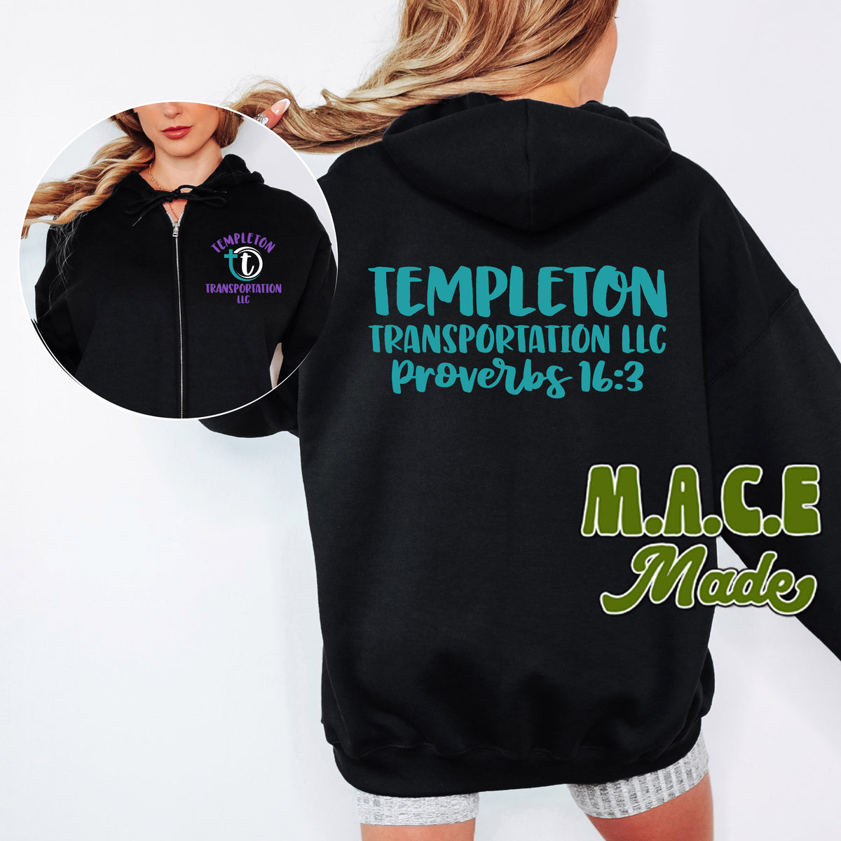 Templeton Transportation zipup