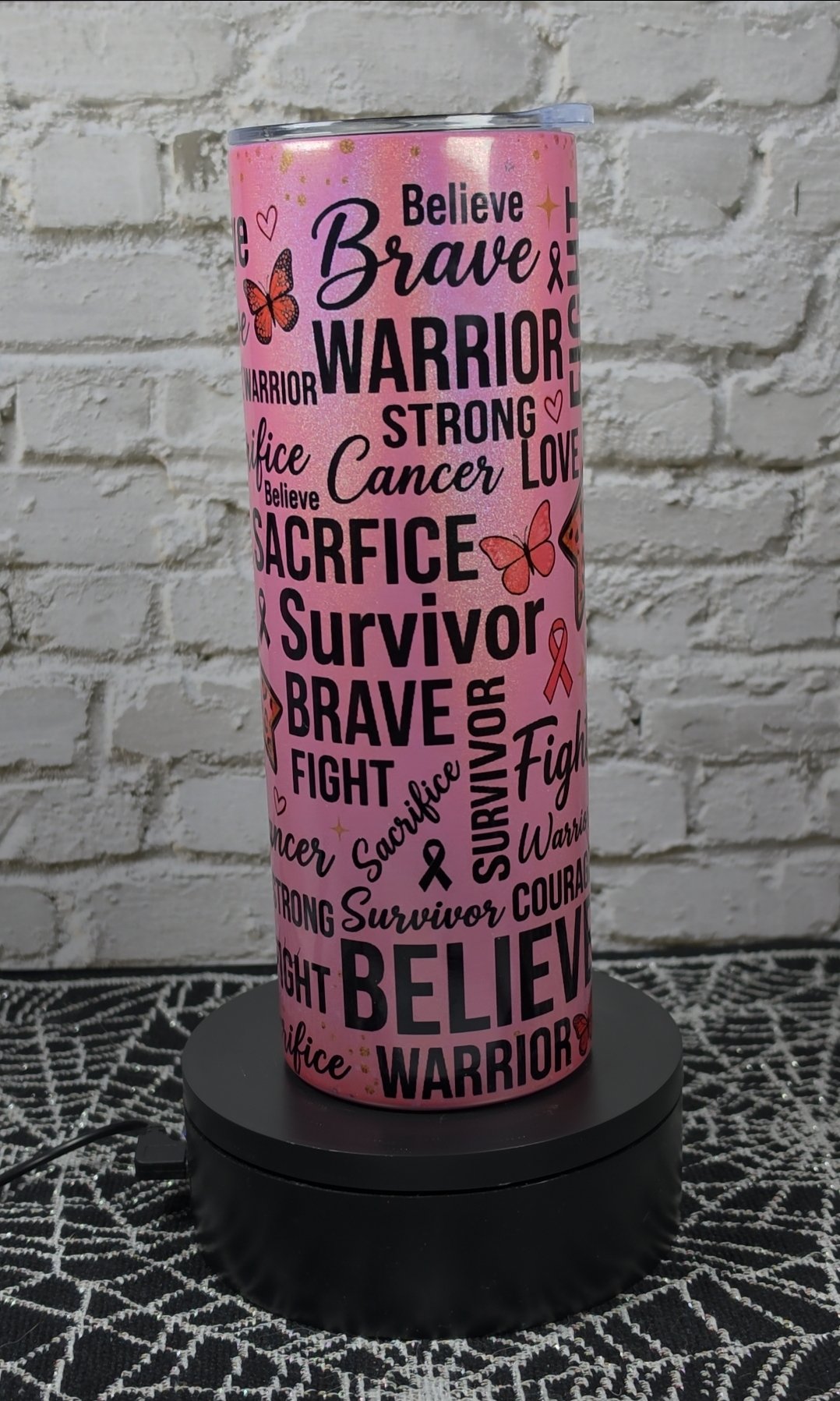 Breast Cancer Warrior Tumbler – 20oz