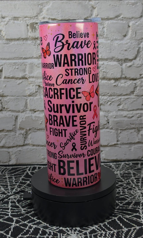 Breast Cancer Warrior Tumbler – 20oz